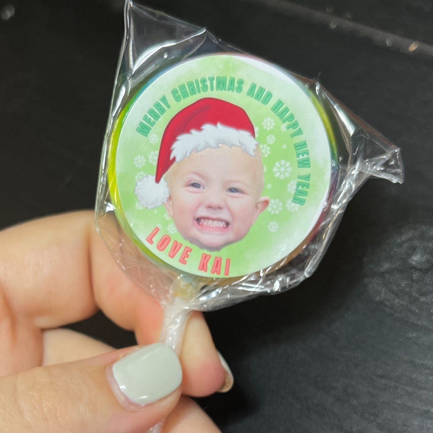 Personalised lollipops