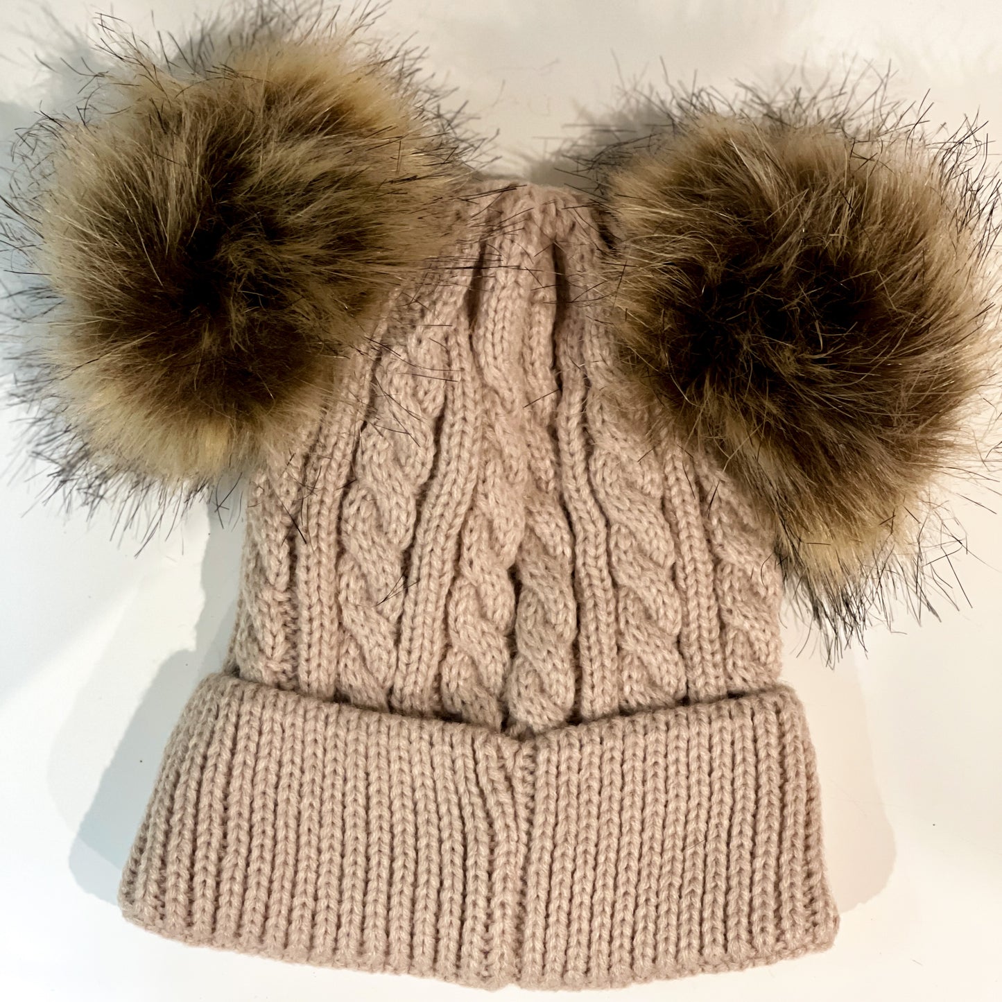 Double Pom Pom Beanie